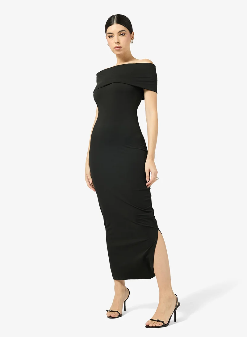 ايلا Off Shoulder Bodycon Dress